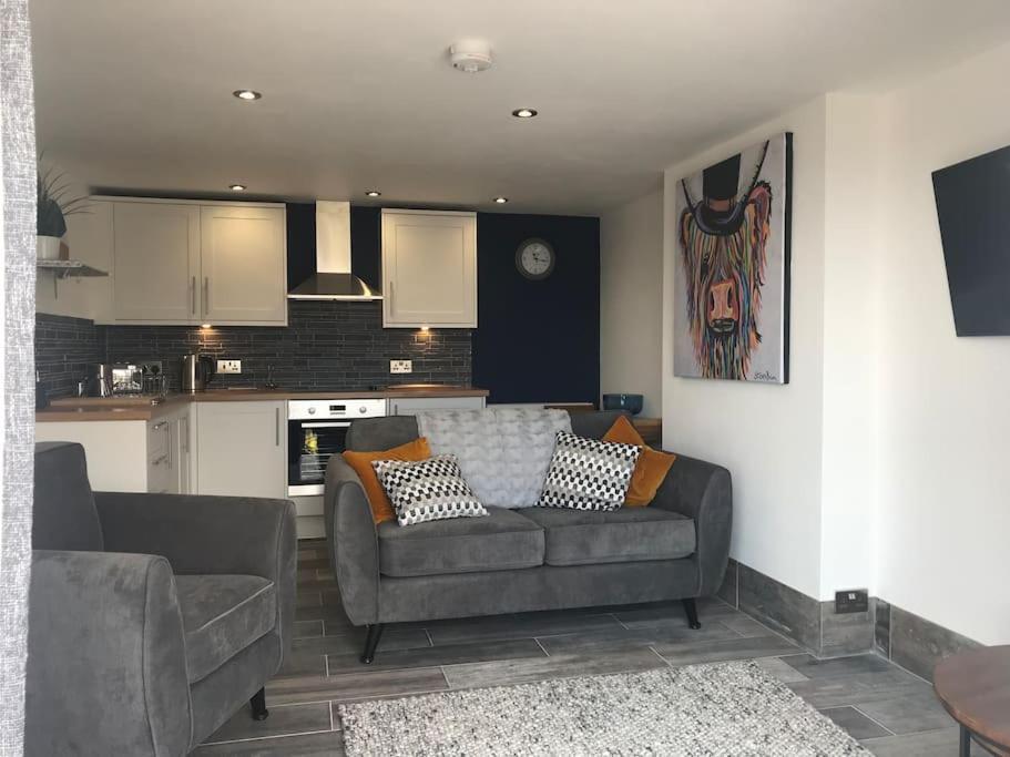 Mumbles - Modern Apartment With Panoramic Sea Views Oystermouth Luaran gambar