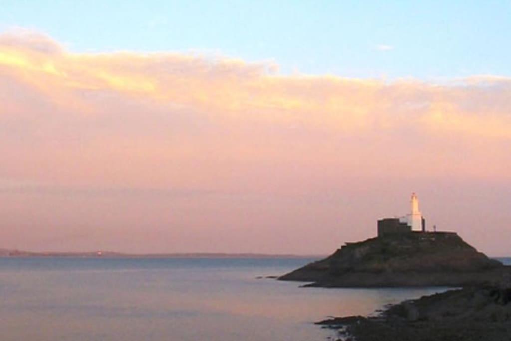 Mumbles - Modern Apartment With Panoramic Sea Views Oystermouth Luaran gambar